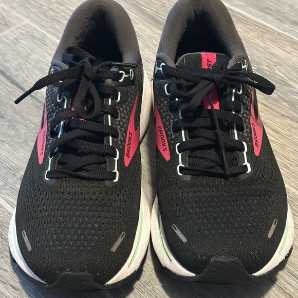 Brooks Women's Ghost 14 Running Shoes Black - Picture 2 of 9